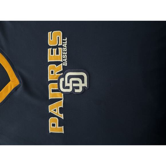 San Diego Padres GenuineJersey TX3 Cool Navy Blue & Gold 2XL T-0004 - Picture 7 of 9